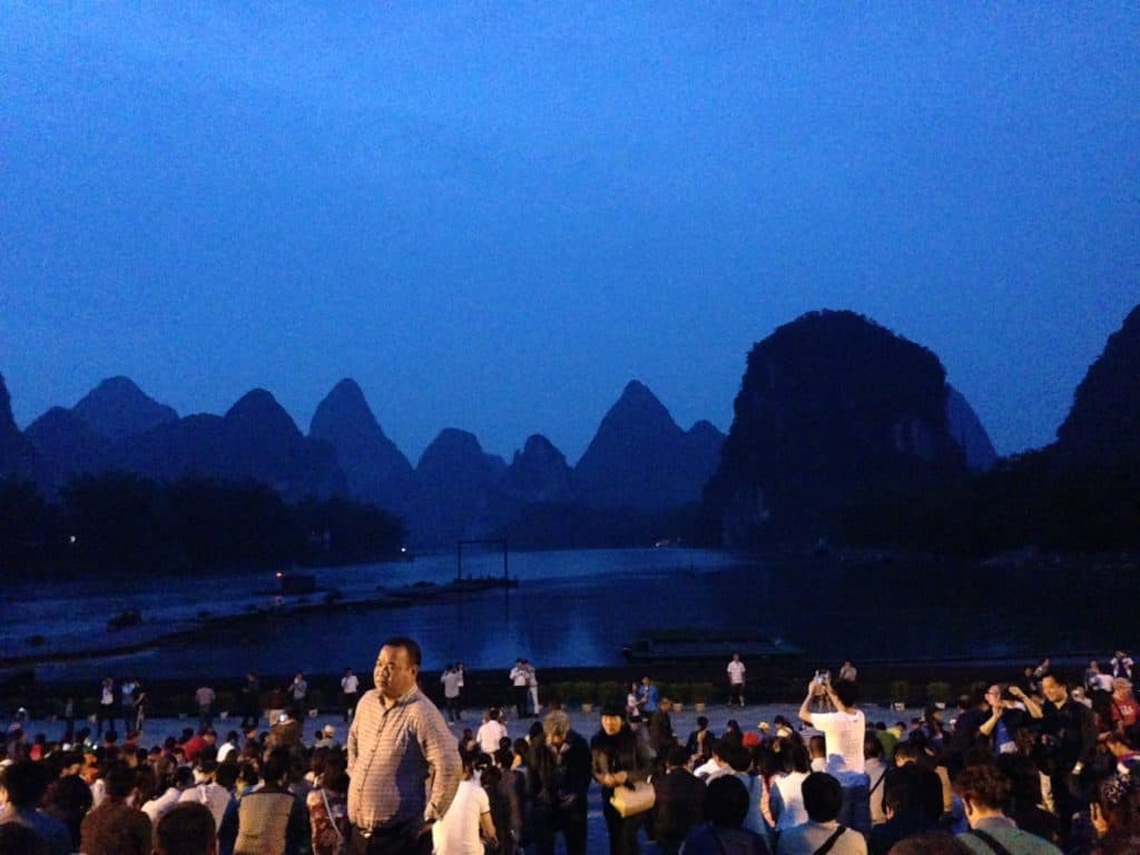 The Sanjie Liu Show in Yangshuo, China.