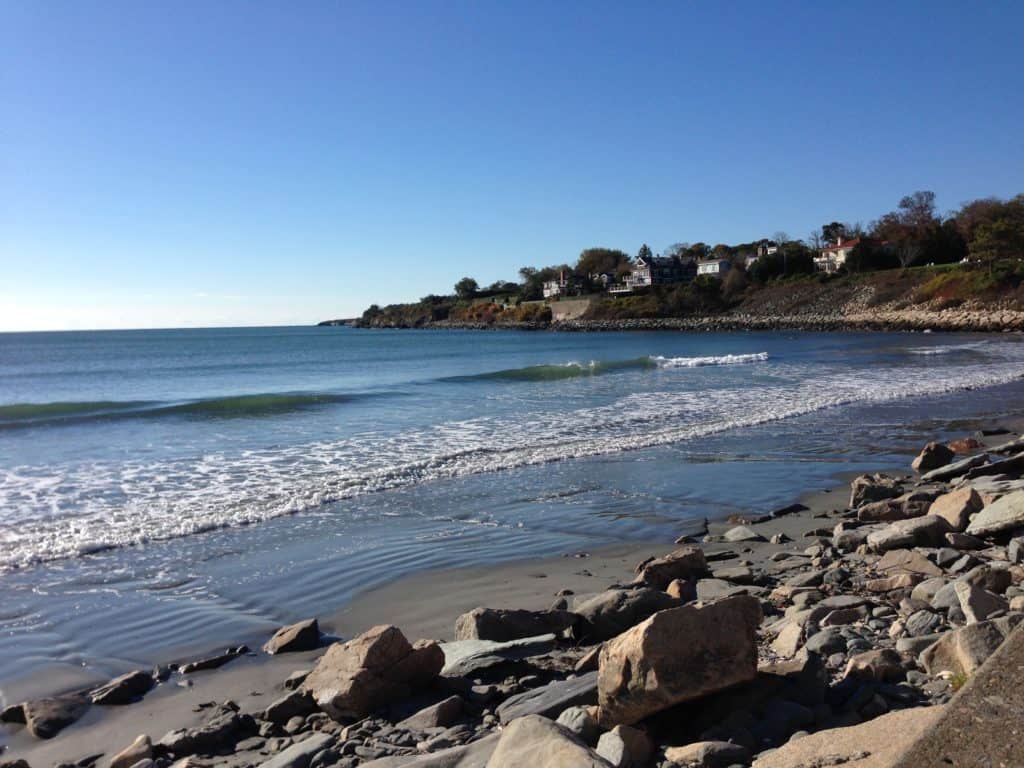 First Beach, or Easton's Beach, one of the many public Newport Rhode Island Beaches to visit on a RI day trip.