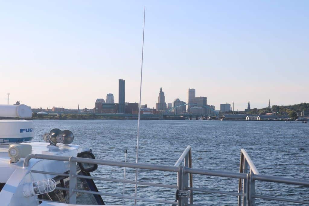 Providence, RI from the water.