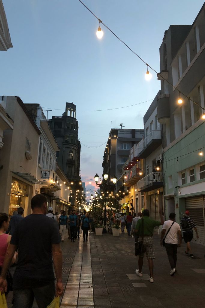 Walking around the city of Santo Domingo is one of the most common forms of transportation in the DR.