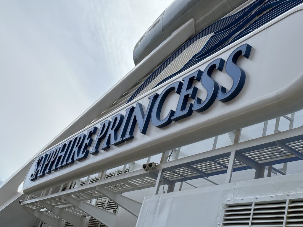 The Sapphire Princess brought us quietly through Glacier Bay National Park.