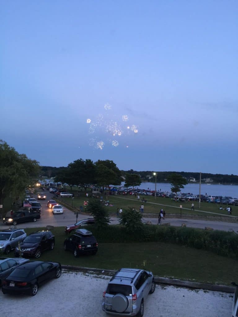 Enjoy fireworks over the Bay from Oakland Beach in Warwick, RI.