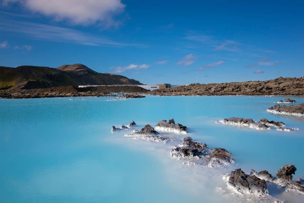 The Blue Lagoon in Iceland is definitely worth visiting.