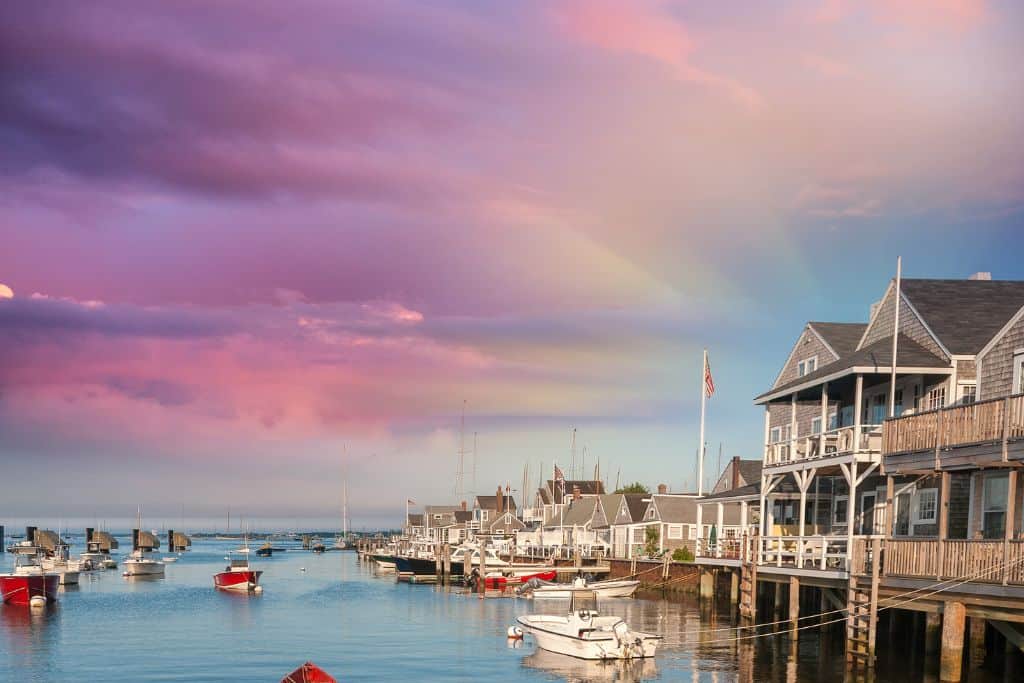 Nantucket is a beautiful place to spend the day when traveling from Rhode Island.