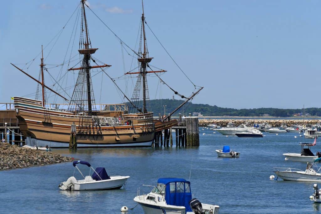 The Mayflower in Plymouth is a perfect day trip from Rhode Island.