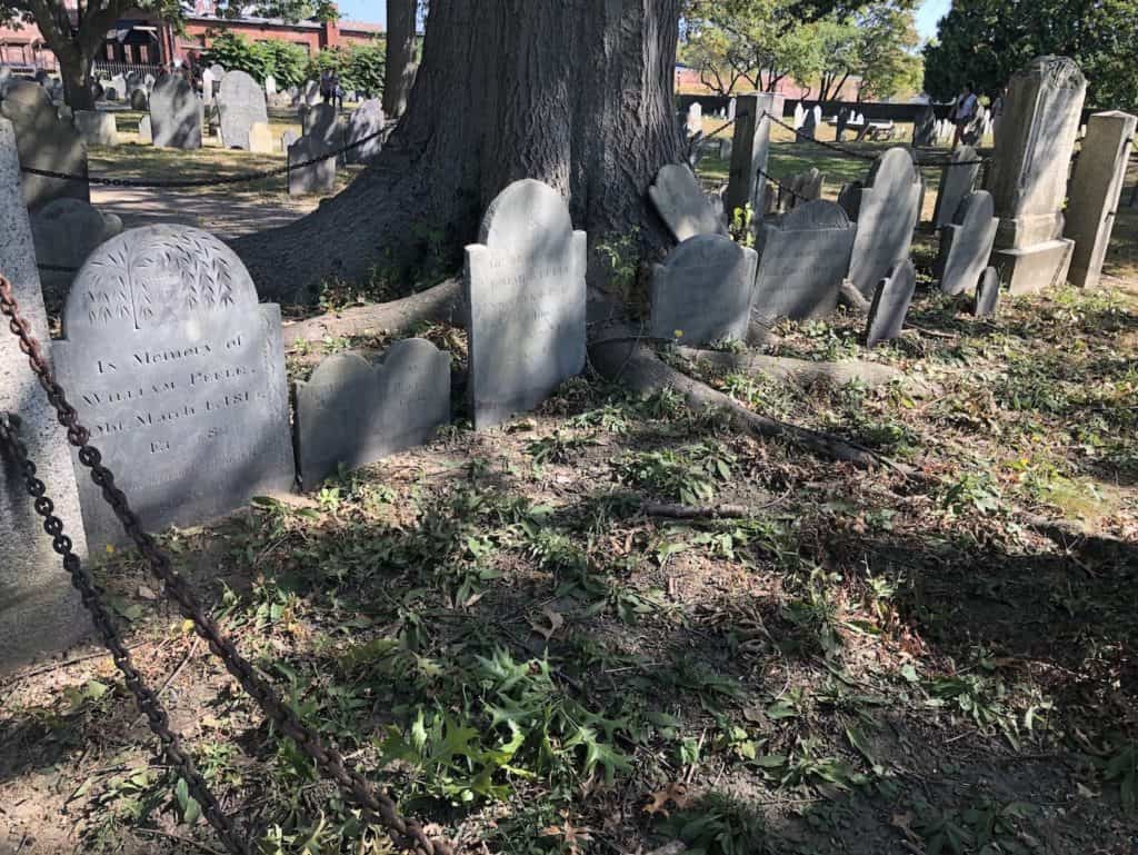 Take a day trip from RI to Salem and visit the gravestones of many of the local people involved in the Witch Trials of 1692.