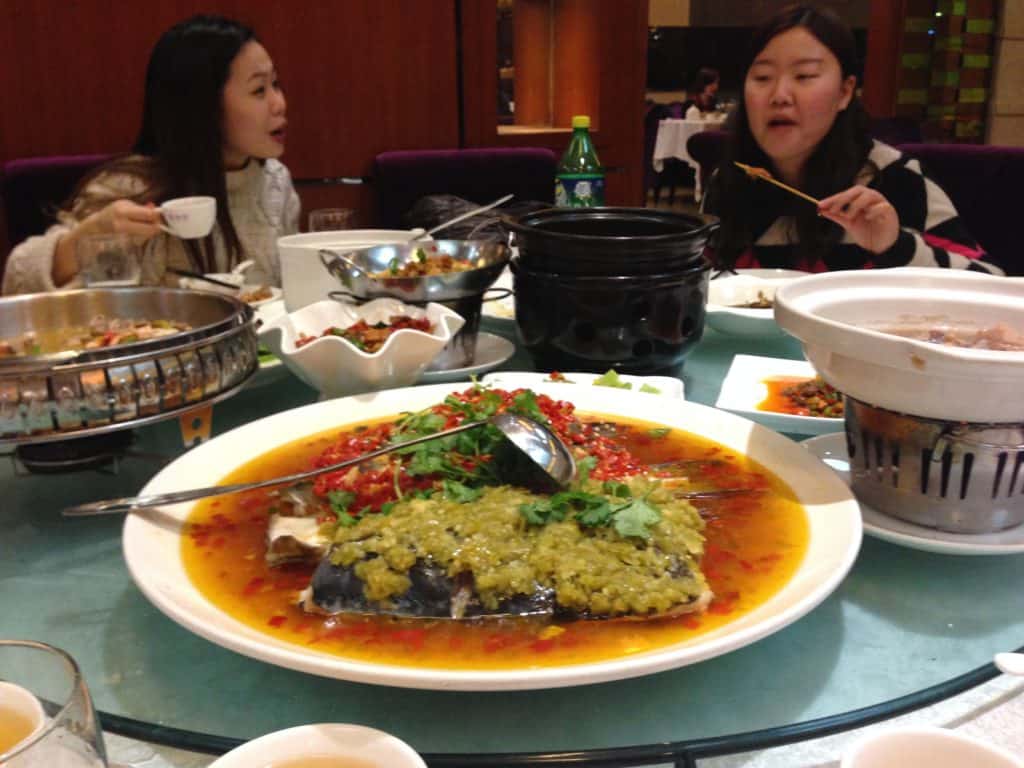 Traditional Chinese meals were better enjoyed with friends and coworkers when we celebrated a special occasion.