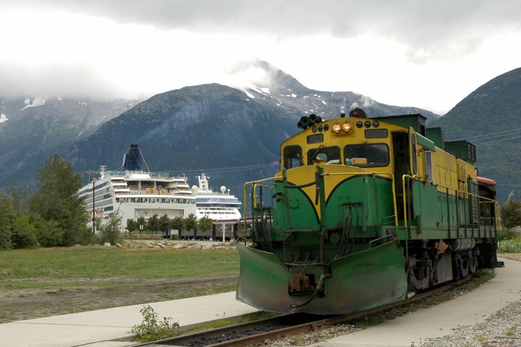 One of the most popular things to do in Skagway is to ride the White Pass & Yukon Railway.