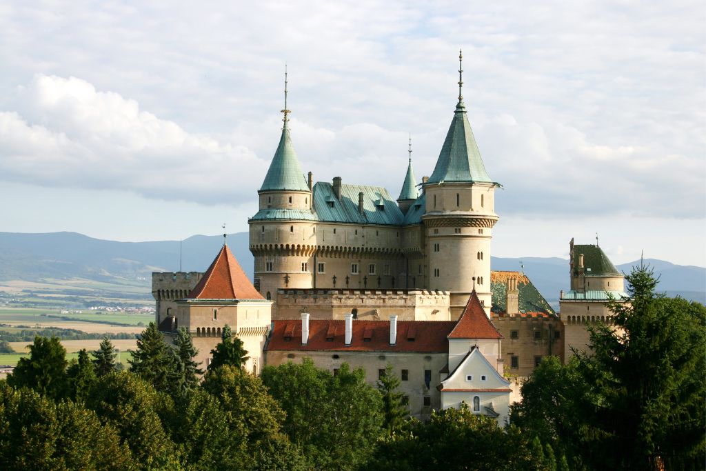 Bojnice Castle in Slovakia has ancient documents recording the importance of the local spas.