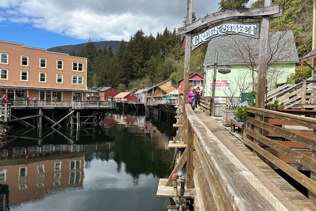Make sure to visit Creek Street in Ketchikan when your ship stops for the day in Ketchikan.