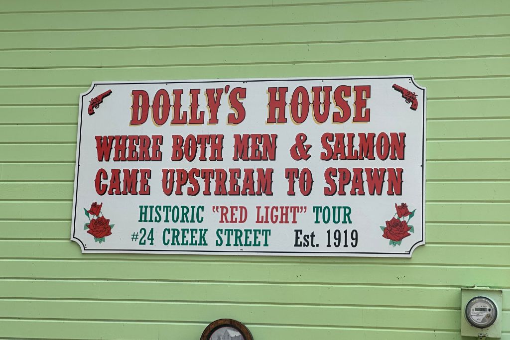 Dolly Arthur was one of the most well-known ladies of Creek Street, so check out the museum located here when you visit Creek Street in Ketchikan.