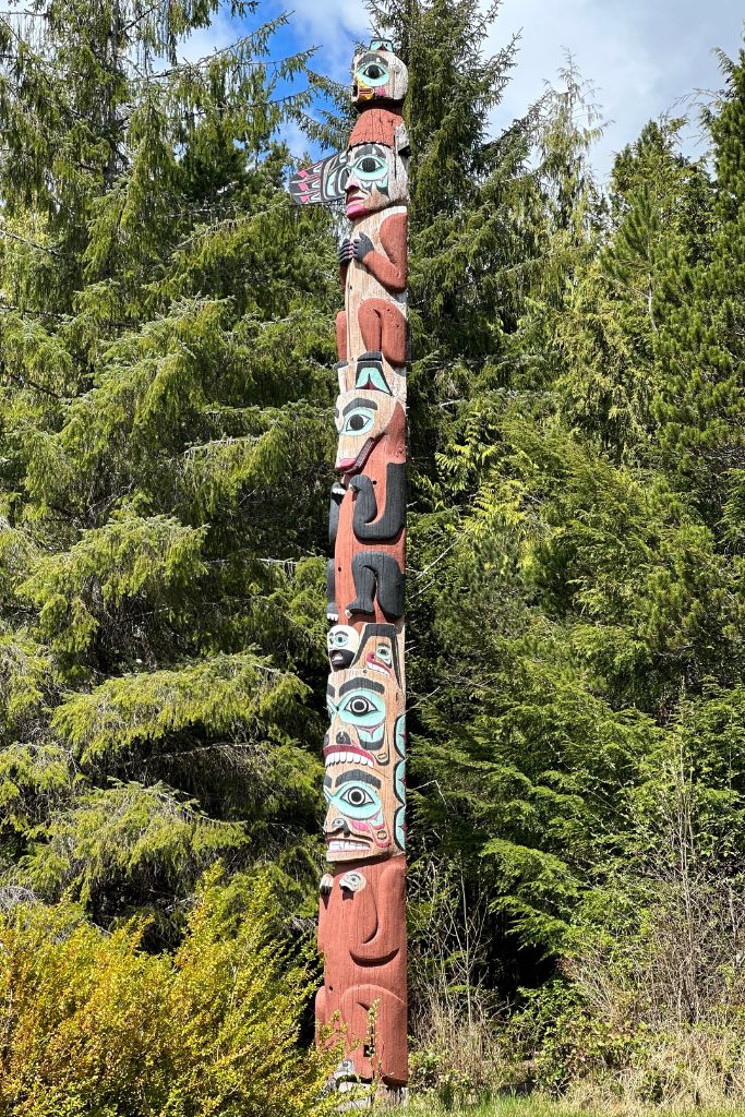 Explore Saxman Totem Park when you stop in the port of Ketchikan from your cruise ship.