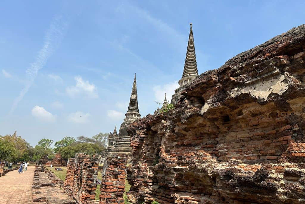 Ayutthaya, the ancient city of the area.